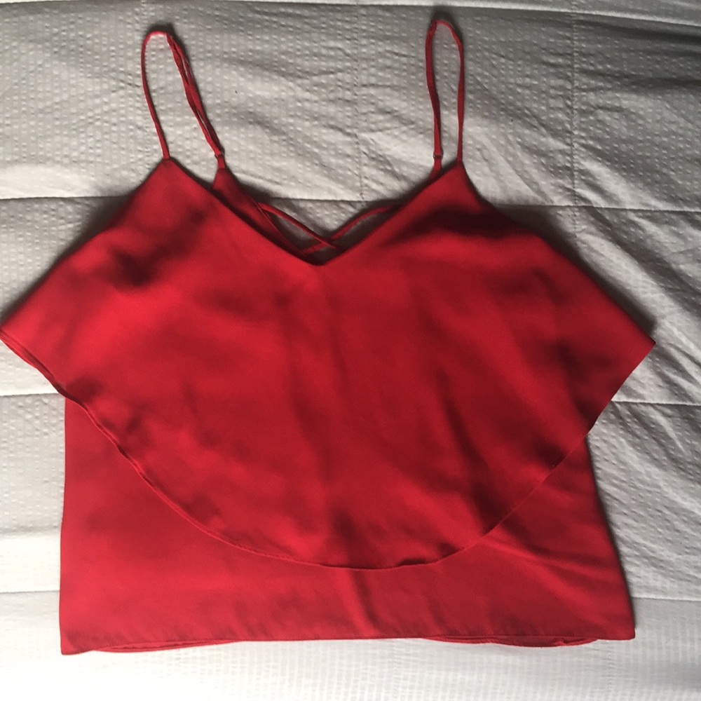 RED STRAP TOP